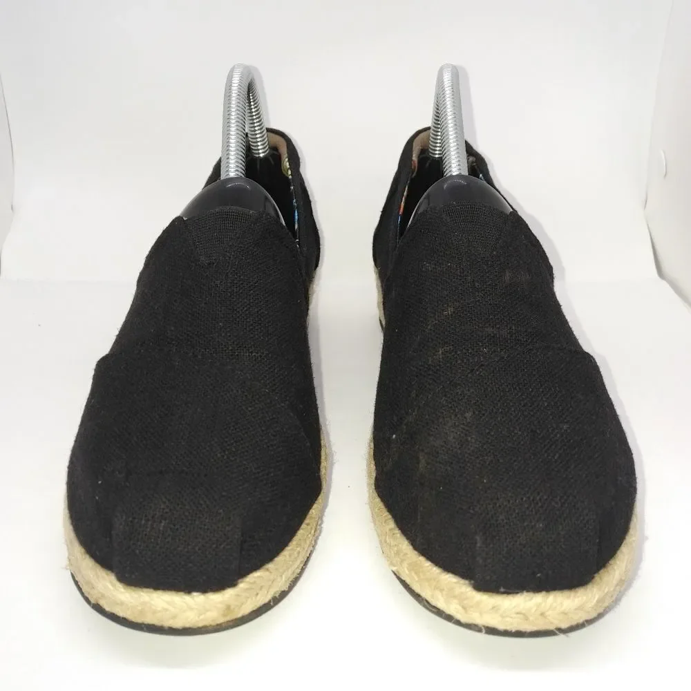 Bobs By Skechers Highlight High Jinx‎ Espadrilles Women's Size 9.5 Black, Tan